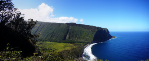 Hawaii: avancée dans l'océan