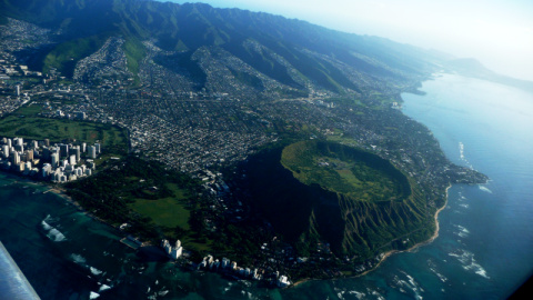 Hawaii: Honolulu vue du ciel