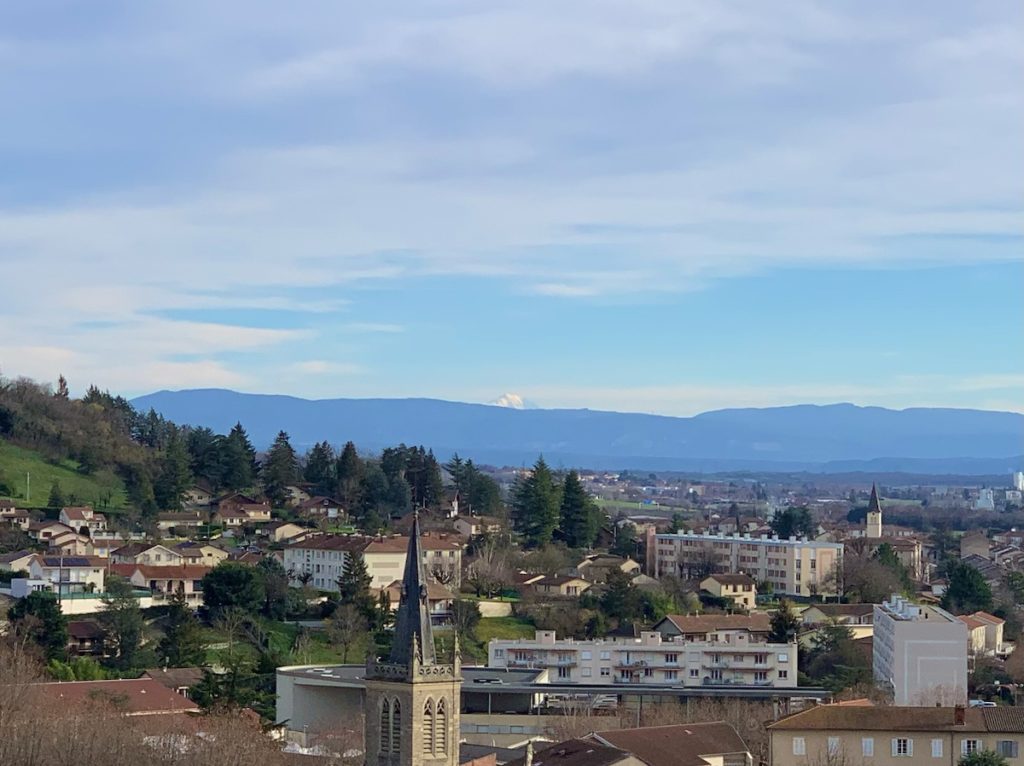 Mont Blanc From Montluel, France​