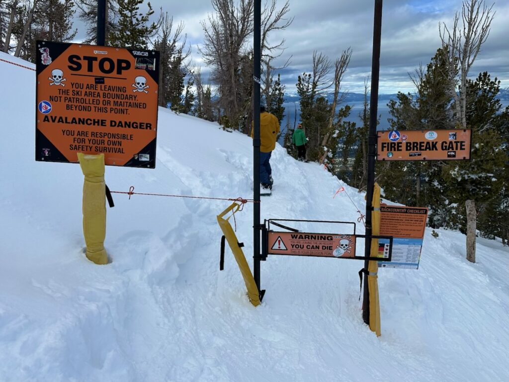 Fire Break Gate, Heavenly, CA​